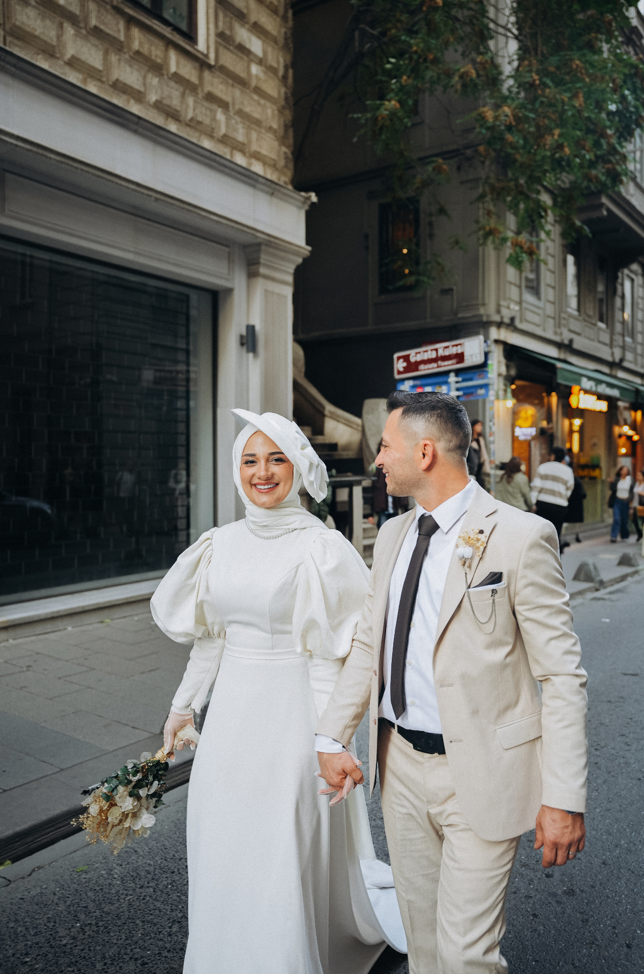 İstanbul sokak düğün çekimi
